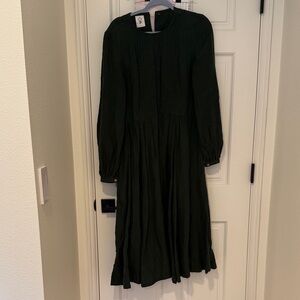 Son de flor Scarlett dress in evergreen, size S